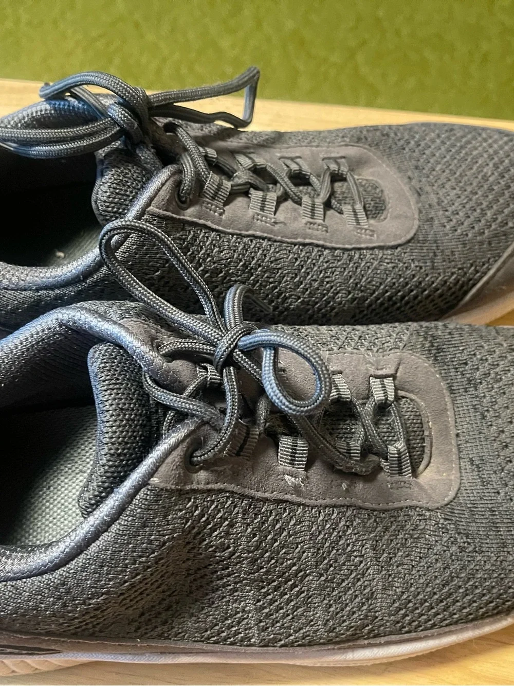 OrthoFeet Lava Stretch Knit Gray Men's Lace Shoes Size US 13 WIDE Nice Sneakers!